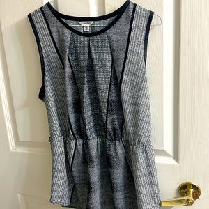 Black and white patterned Calvin Klein Blouse